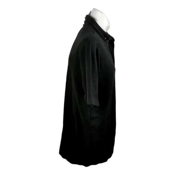 Bacardi Rum Mens Polo Shirt  Black Size M Rum Bartender Cotton New Tags - Picture 4 of 7